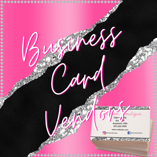 Business Card & Graphic Design Vendors